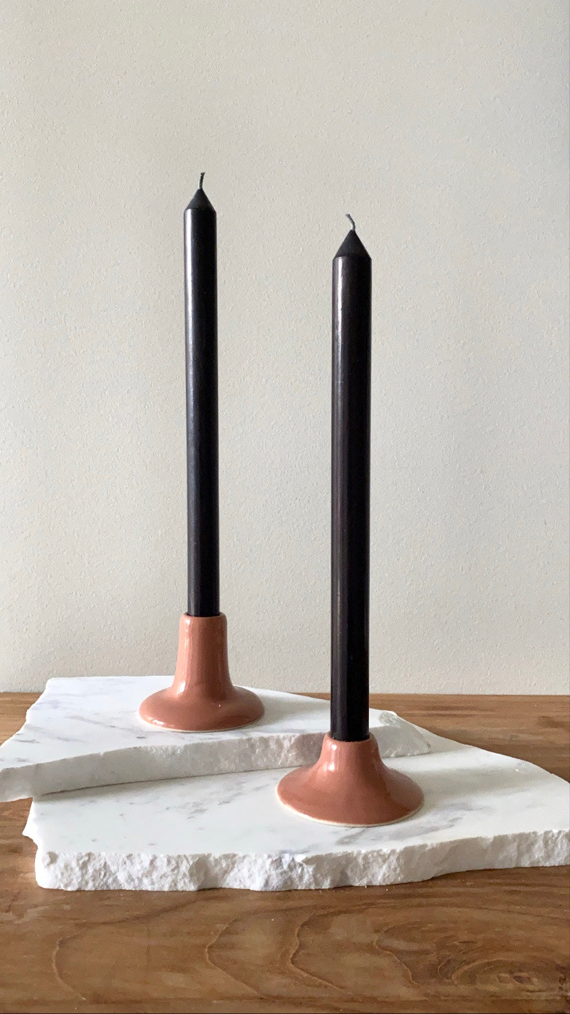 Ceramic Candlesticks Tall / Colours